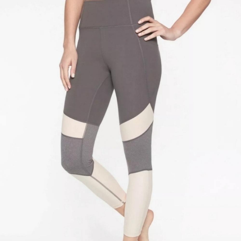 Athleta Women's Salutation Color Block 7/8 Leggings